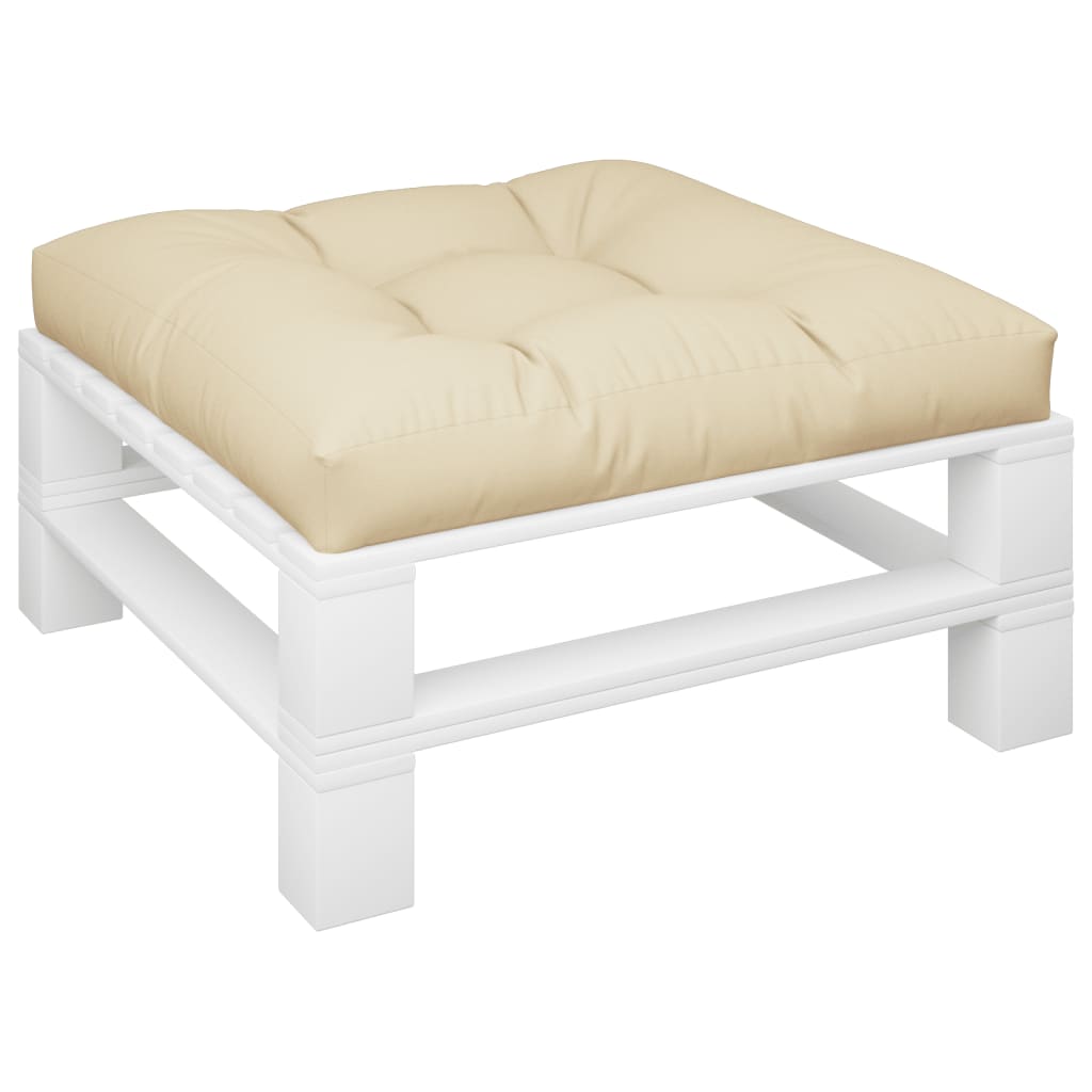 pallehynde 70x70x12 cm beige
