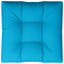 pallehynde 70x70x12 cm stof blå