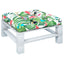 pallehynde 70x70x12 cm stof flerfarvet