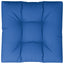 pallehynde 80x80x12 cm stof kongeblå
