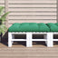 pallehynde 120x80x12 cm stof grøn