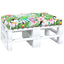 pallehynde 120x80x12 cm stof flerfarvet