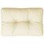 pallehynde 60x40x12 cm stof cremefarvet