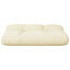 pallehynde 60x40x12 cm stof cremefarvet
