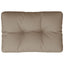 pallehynde 60x40x12 cm stof gråbrun