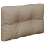 pallehynde 60x40x12 cm stof gråbrun