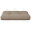 pallehynde 60x40x12 cm stof gråbrun