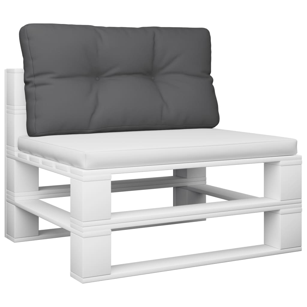 pallehynde 70x40x12 cm stof antracitgrå