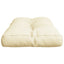pallehynde 80x40x12 cm stof cremefarvet