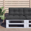 pallehynde 80x40x12 cm stof sort