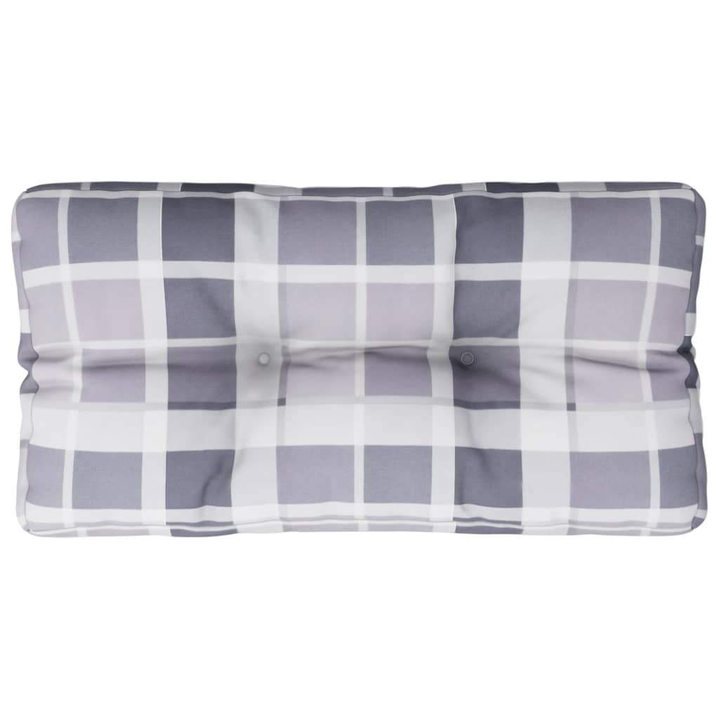 pallehynde 80x40x12 cm stof gråternet