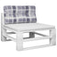 pallehynde 80x40x12 cm stof gråternet
