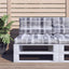 pallehynde 80x40x12 cm stof gråternet