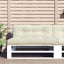 pallehynde 120x40x12 cm stof cremehvid