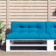 pallehynde 120x40x12 cm stof lyseblå