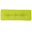 pallehynde 120x40x12 cm stof lysegrøn
