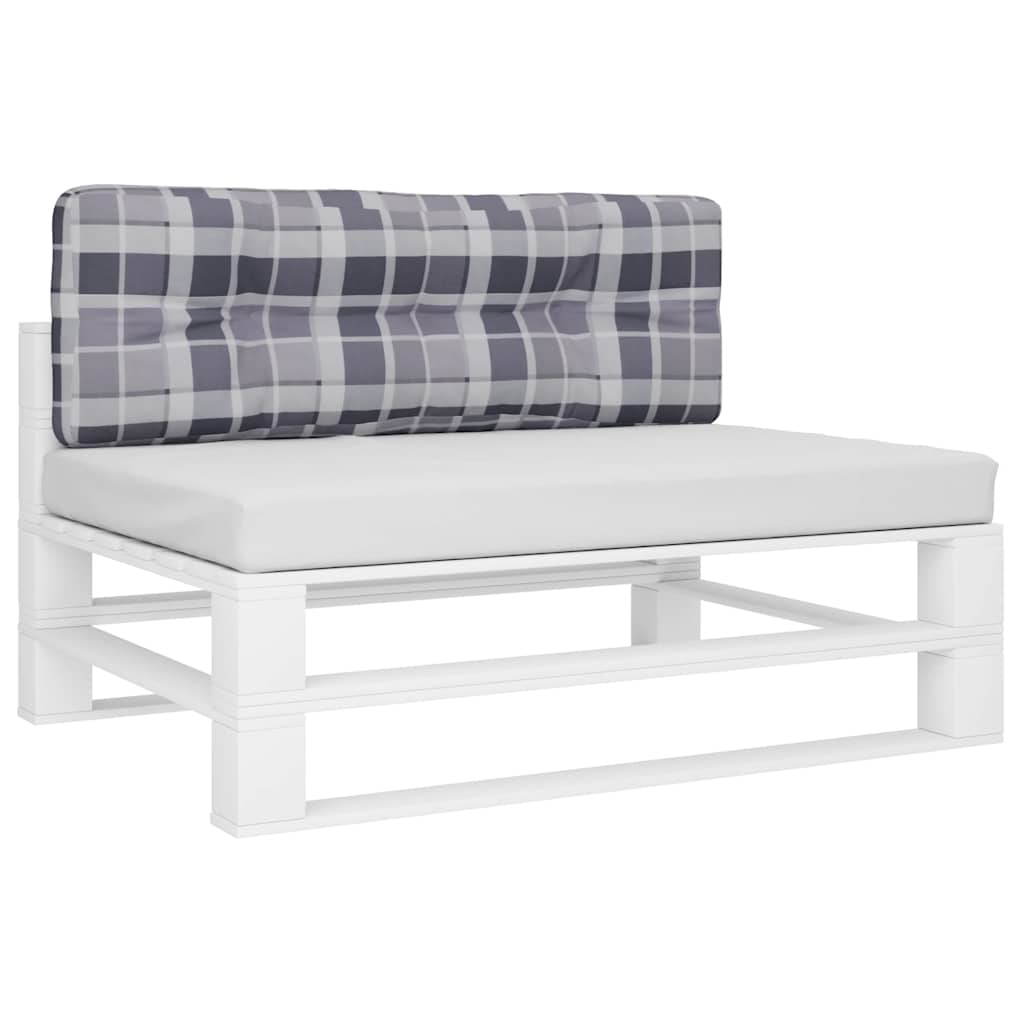 pallehynde 120x40x12 cm stof gråternet