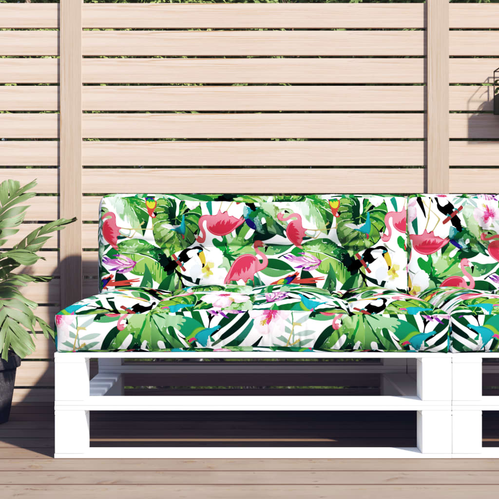 pallehynde 120x40x12 cm stof flerfarvet