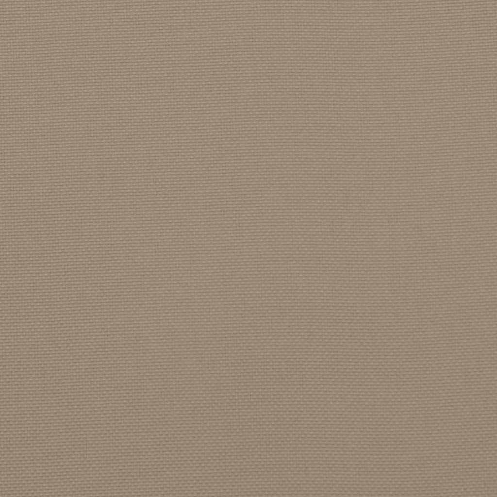 pallehynde 60x61,5x10 cm stof gråbrun