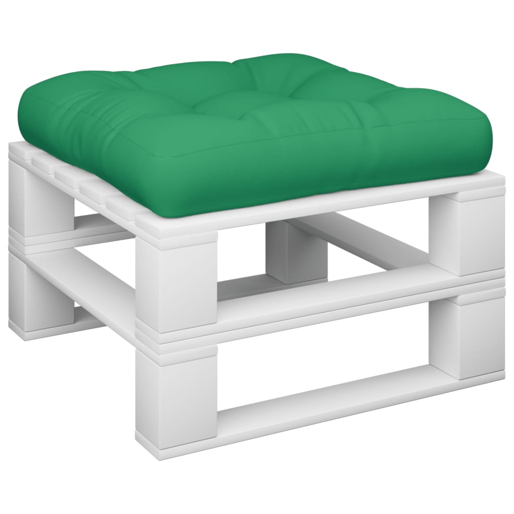 pallehynde 58x58x10 cm stof grøn