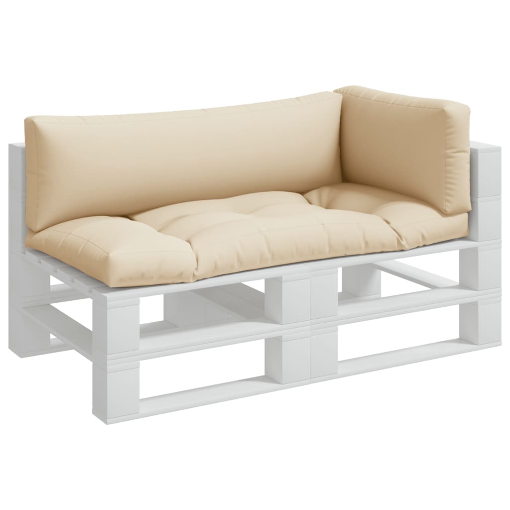 pallehynder 3 stk. stof beige