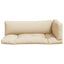pallehynder 3 stk. stof beige