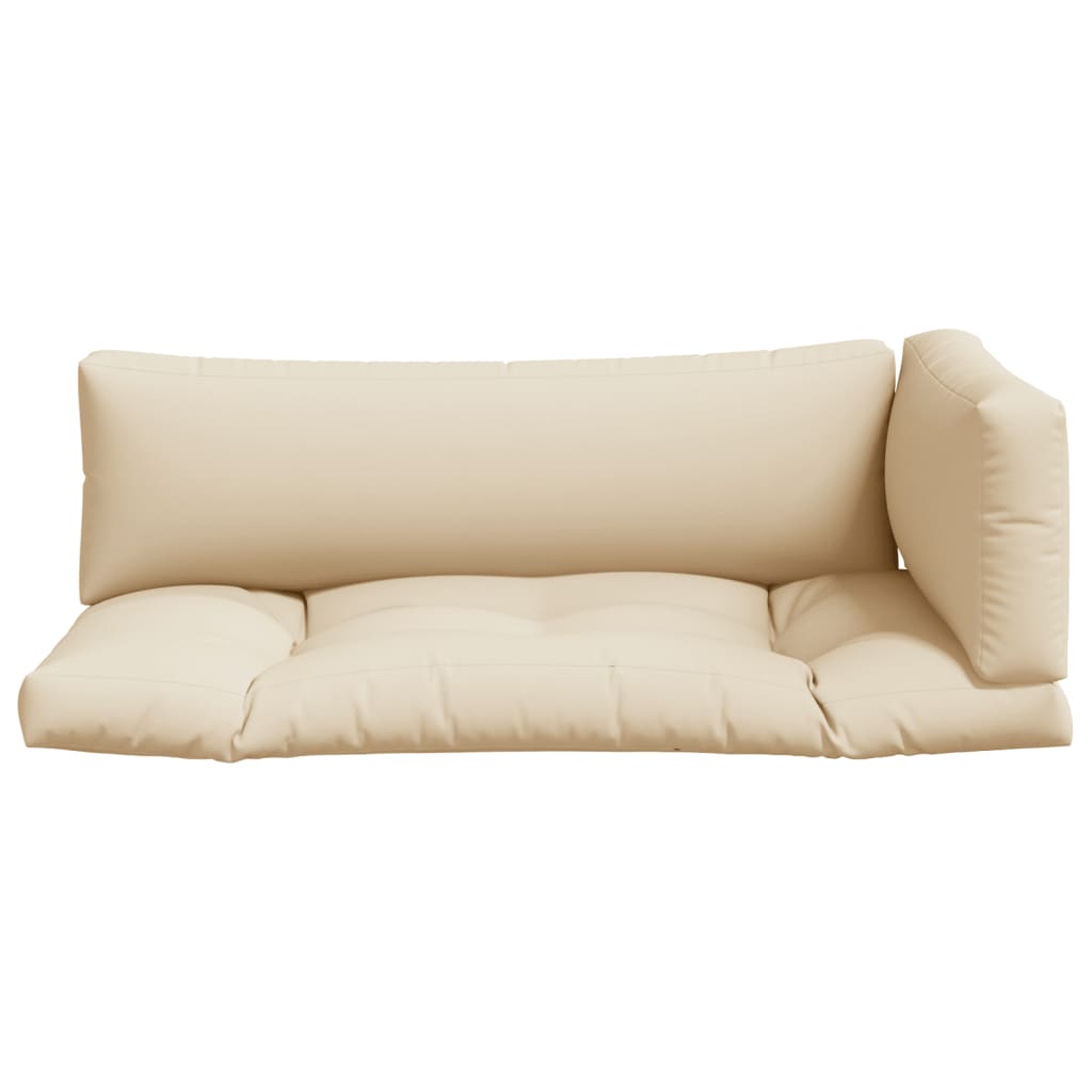 pallehynder 3 stk. stof beige