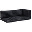 pallehynder 3 stk. oxfordstof ternet sort