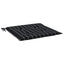 hynder til havestol 2 stk. 50x50x4 cm stof ternet sort