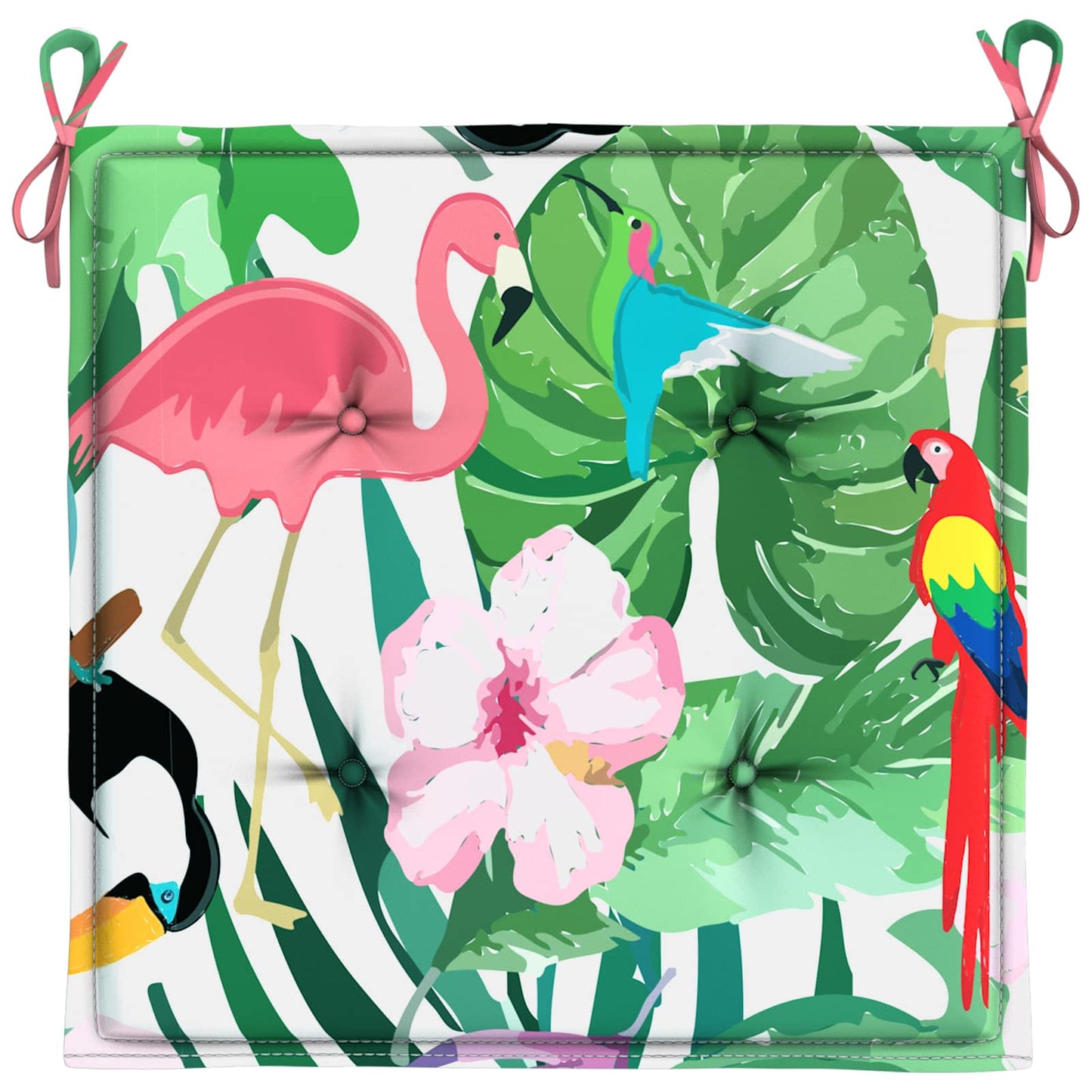 Stolehynder 6 stk. Flerfarvet 50 x 50 x 4 cm Oxford stof