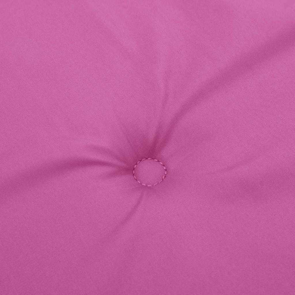 hynder til havestol 6 stk. 50x50x4 cm stof pink