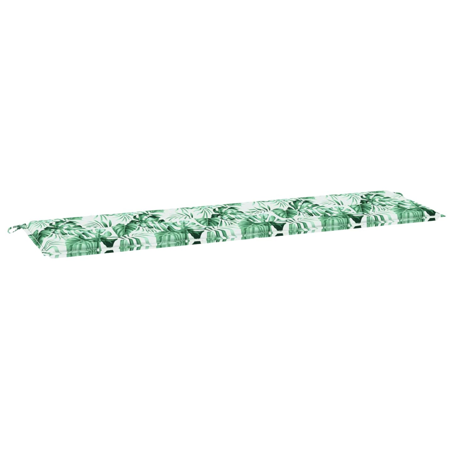 Bænk Pude Oxford stof Bladmønster 150 x 50 x 3 cm