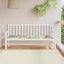 Bænk Pude Oxford stof Flerfarvet 150 x 50 x 3 cm