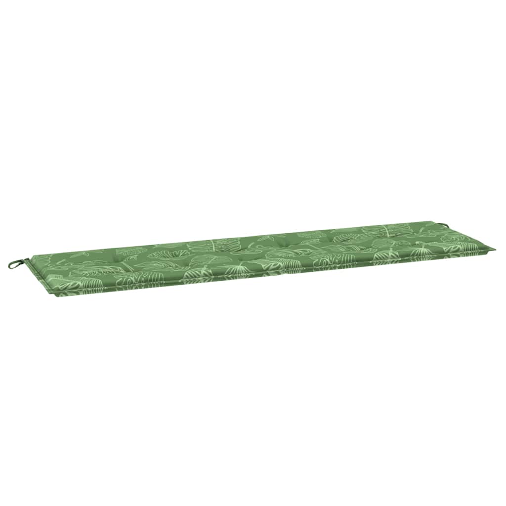 Bænk Pude Oxford stof Bladdesign 150 x 50 x 3 cm