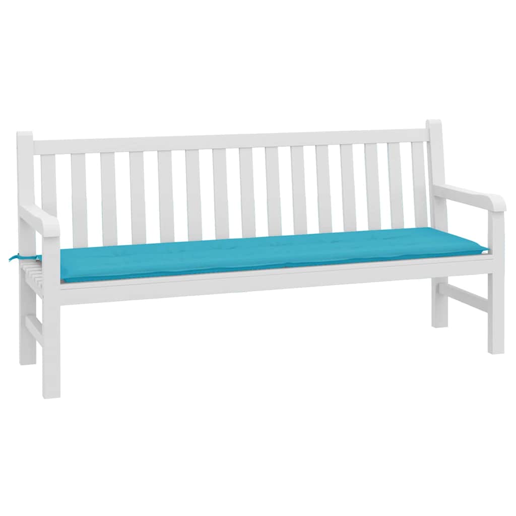 Bænk Pude Oxford stof Turkis 150 x 50 x 3 cm