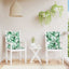 Rygpuder 2 stk. Bladmønster 100 x 50 x 3 cm Oxford stof Blad