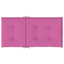 stolehynder m. lav ryg 4 stk. stof pink