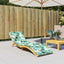 Lounger Pude Blad Bladmønster 200 x 70 x 3 cm Oxford stof