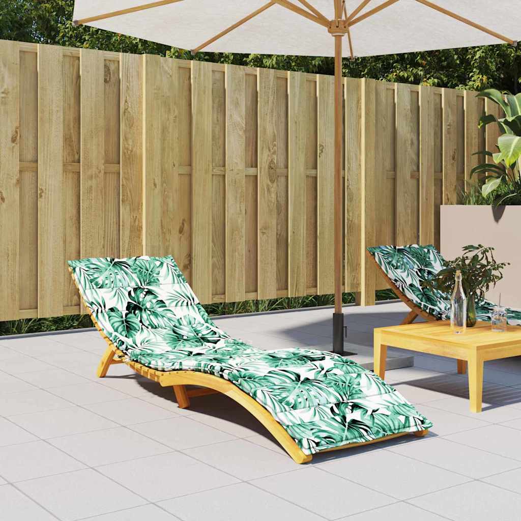Lounger Pude Blad Bladmønster 200 x 70 x 3 cm Oxford stof