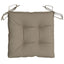 stolehynder 2 stk. 40x40x7 cm oxfordstof gråbrun