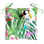 stolehynder 4 stk. 40x40x7 cm stof flerfarvet
