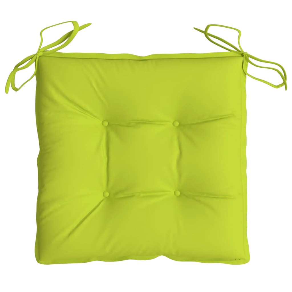 pallehynder 6 stk. 50x50x7 cm oxfordstof lysegrøn