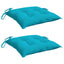 stolehynder 2 stk. 50x50x7 cm oxfordstof turkis