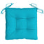 stolehynder 2 stk. 50x50x7 cm oxfordstof turkis