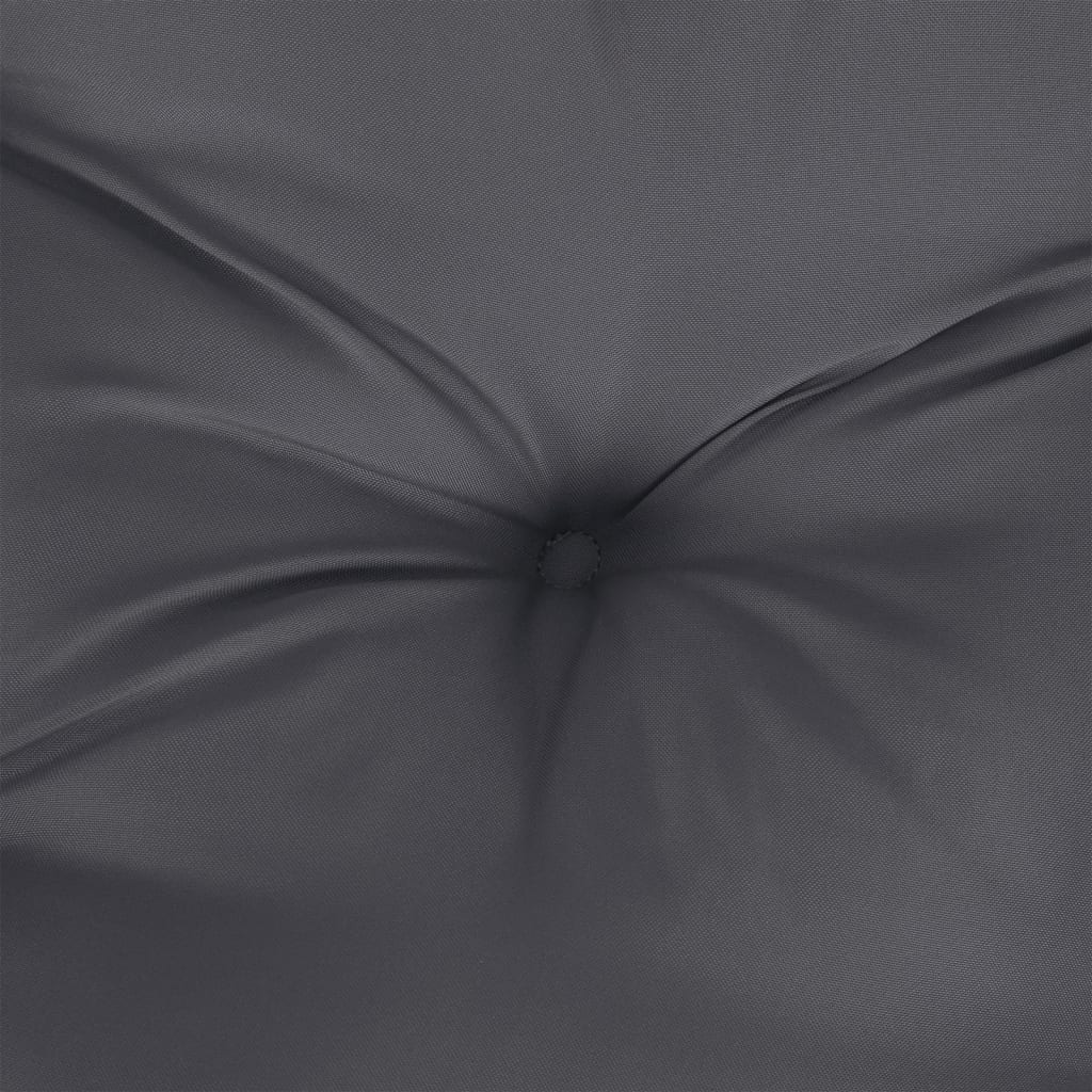 hynde til havebænk 100x50x7 cm oxfordstof antracitgrå