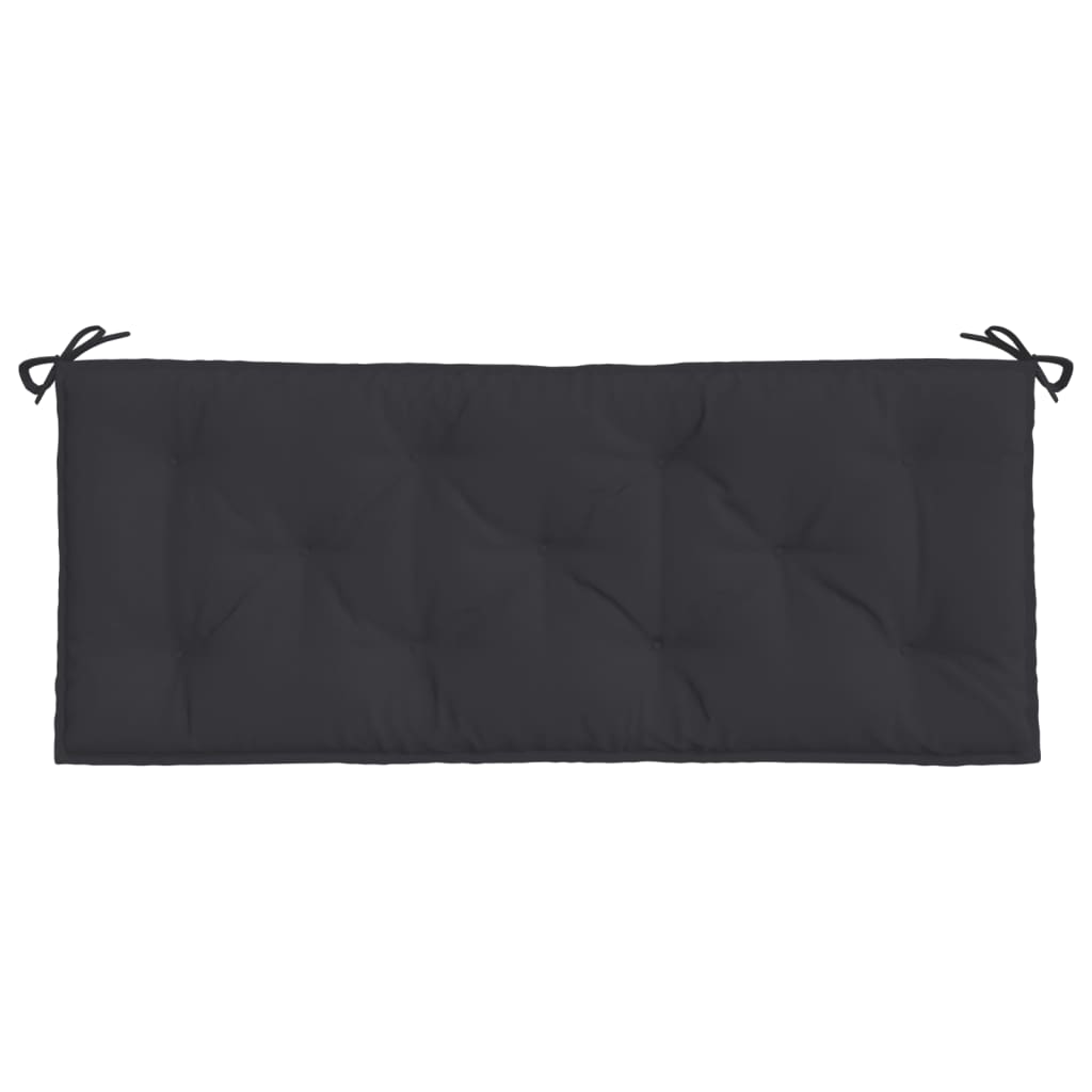 hynde til havebænk 120x50x7 cm oxfordstof sort