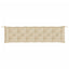 hynde til havebænk 200x50x7 cm oxfordstof beige