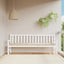 hynde til havebænk 200x50x7 cm oxfordstof beige