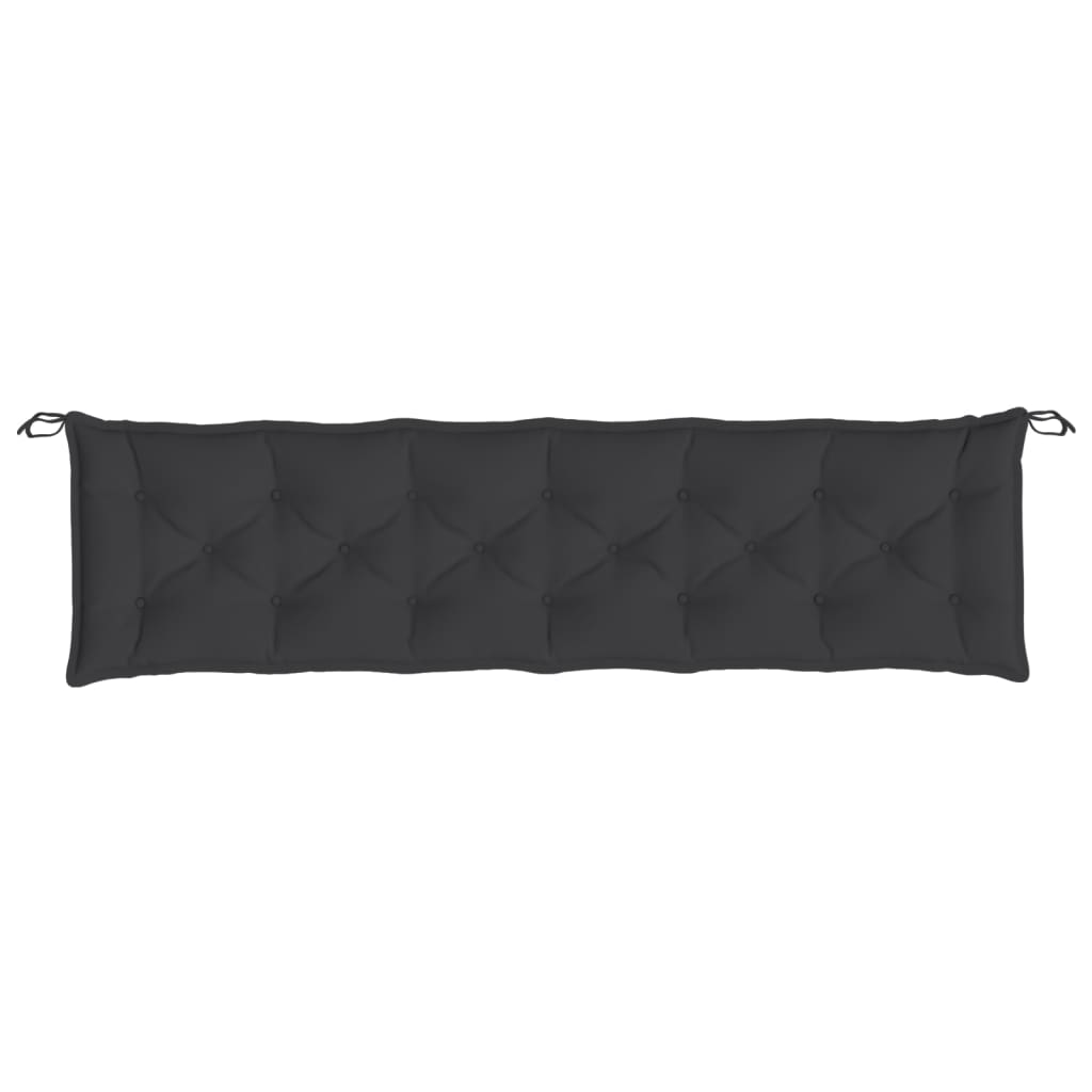 hynde til havebænk 200x50x7 cm oxfordstof sort
