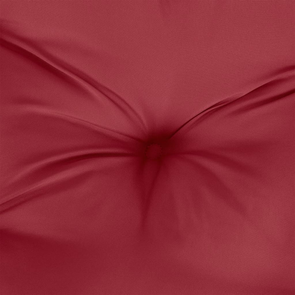 hynde til havebænk 200x50x7 cm oxfordstof vinrød